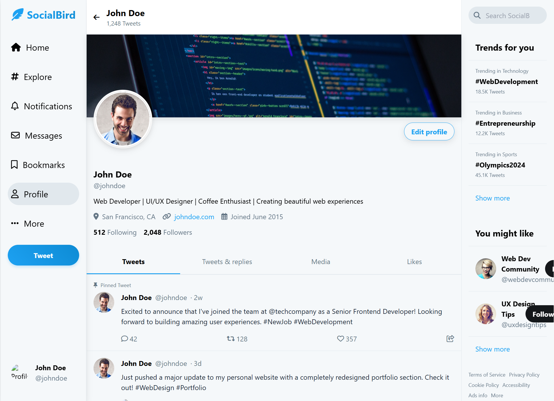 Twitter Clone